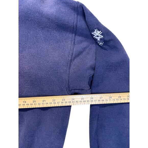 Salt Lake 2002 Winter Olympics Crewneck Sweatshirt Navy XL Faded - Picture 3 of 16